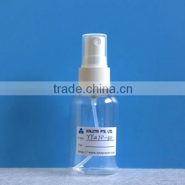50ml Clear Transparent PET Mist Spray Bottle