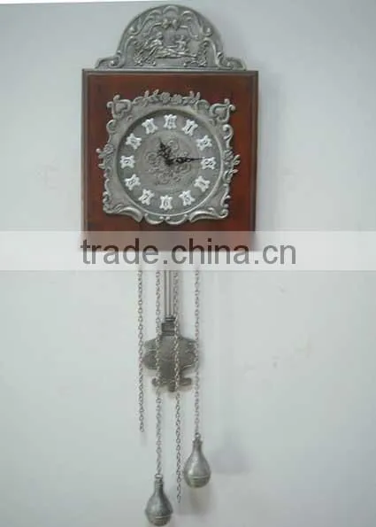 wall clock wall/outdoor clock/wood carving clock
