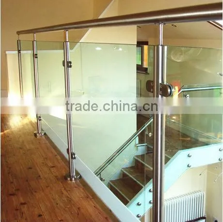 Stainless Steel Guard Bar Or Stairs Use U-Type Clamp