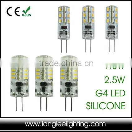 PC Material G4 LED 2W 220LM 12V 220V