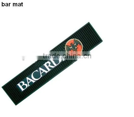 Promotional custom logo bar mats