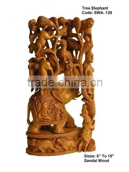 sandalwood wooden elephant