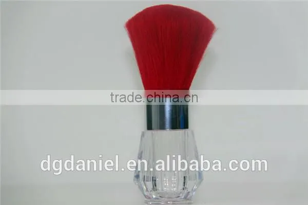 Goat hair Kabuki brush,Plastic base refillable body powder brush ,Large foundation brush