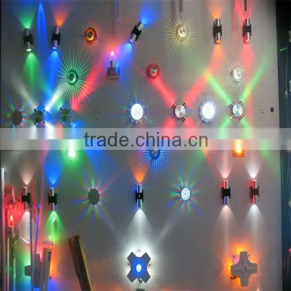 RGB wall light with remoted controller