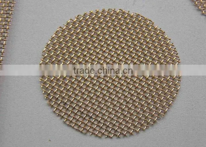 CuZn37 grade 200 mesh 0.05mm brass wire mesh