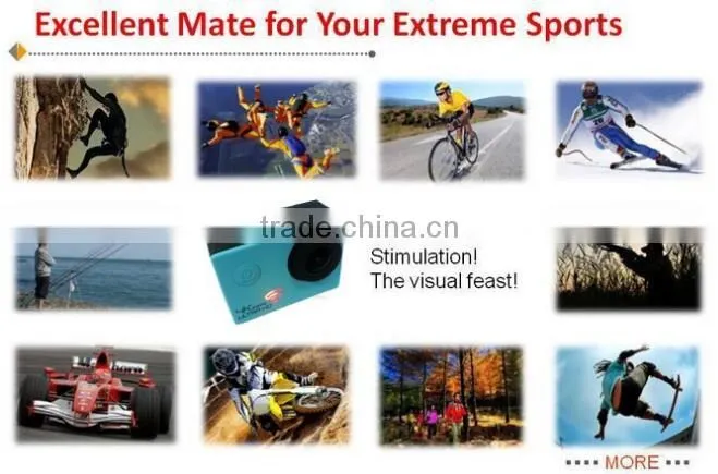 30m Waterproof Underwater Ultra HD 4K Wireless WiFi Camera Helmet Sports Action Camera