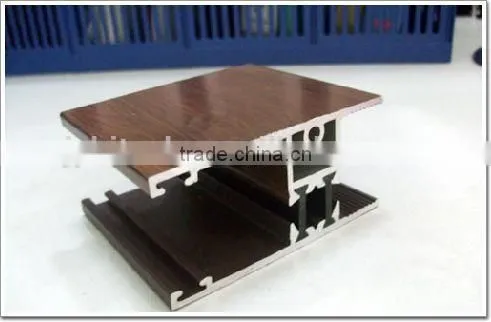 2014 top-selling 6000 series T3-T8 Temper wooden Aluminium door and window frame series