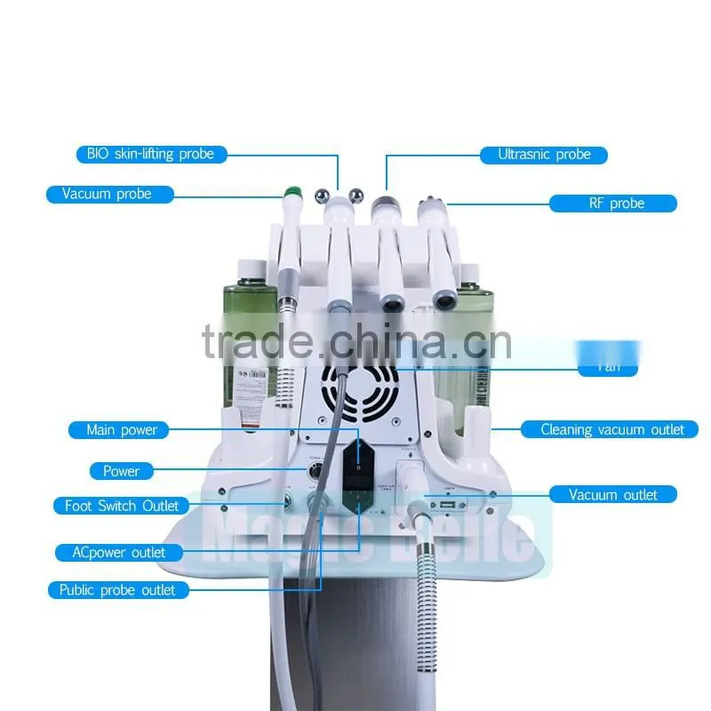 High quality diamond peel/aqua peeling/water dermabrasion peeling machine