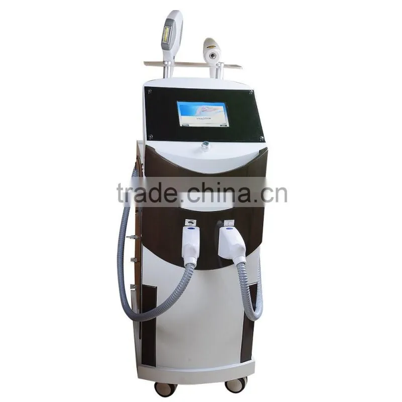 Multifunctional beauty equipment! Yag laser tattoo removal/ipl laser hair removal/rf face lifting machine