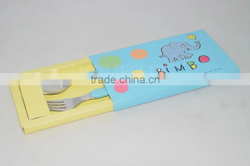 new products plastic handle flatware baby sets