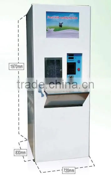 hot sale automatic fresh milk vending machine for sale