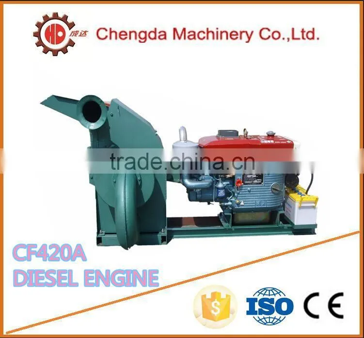 CE application wood crusher machinery, wood hammer crusher, mini hammer mill for wood