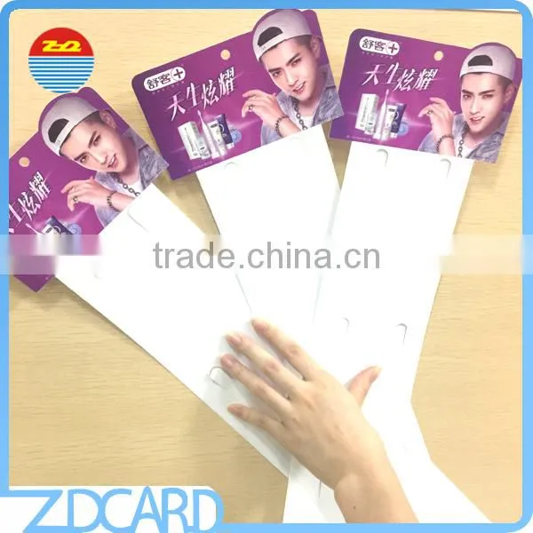 Wholesale supermarket plastic display strips hang strips merchandising strips