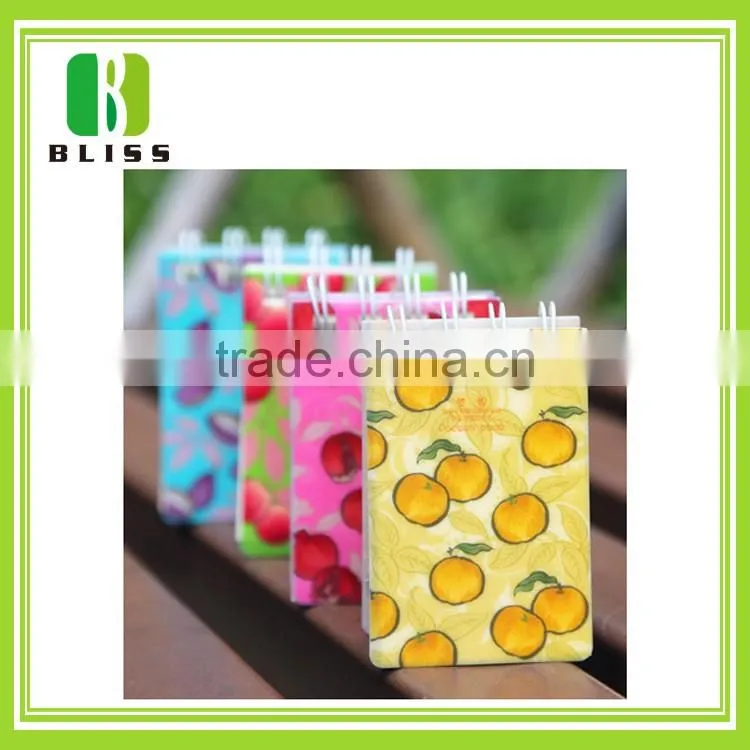 Wholesale spiral sticky note cute custom design printing spiral sticky note