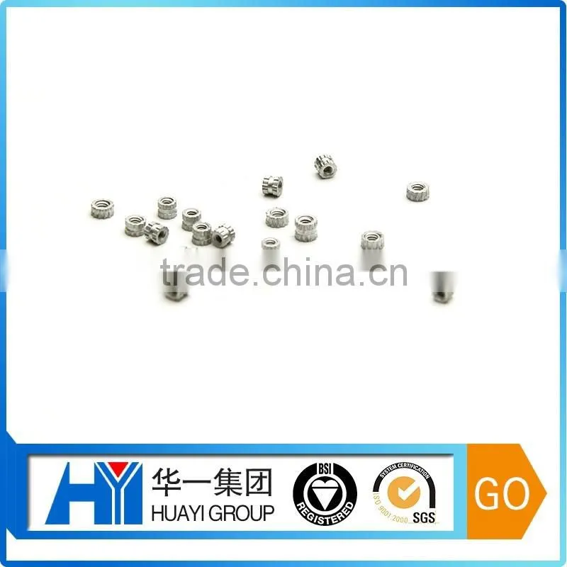customized stainless steel / aluminum / brass welt coupling hex threaded insert nut and bolt factory