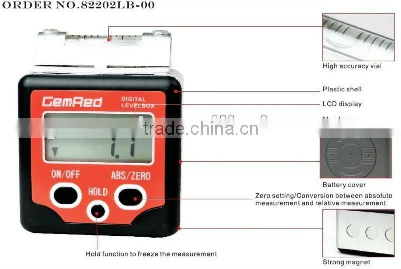 home decoration tools electronic Angle protractor