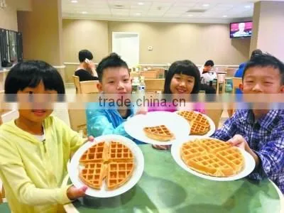 China Alibaba Online Selling Double Head Cream Waffle Maker
