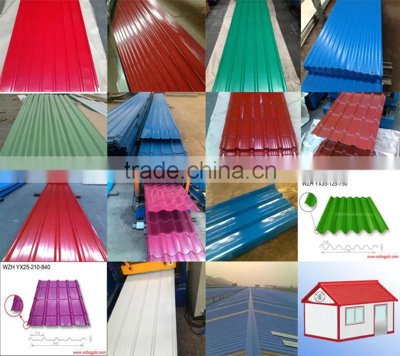 Synthetic resin roof sheets french style