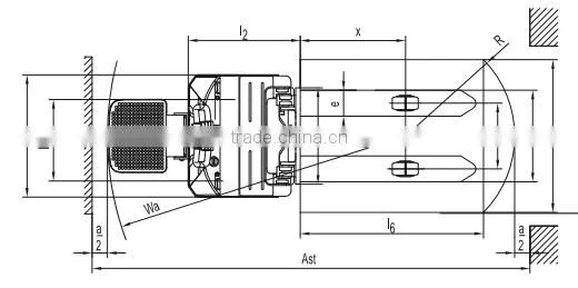 CE ISO Approved 1.2T-1.5T stand drive full electric stacker Jeakue