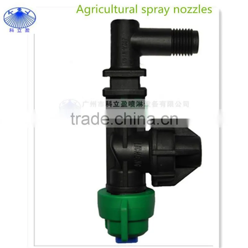 Threaded connection agricultural spray nozzles