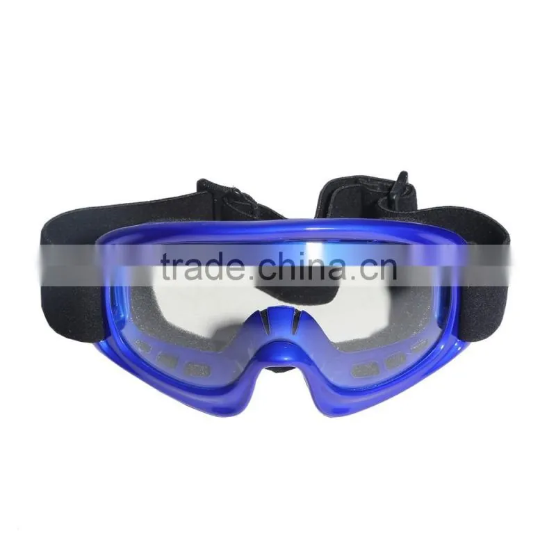 Youth Blue Skull Dirt Bike ATV Motocross Helmet Goggles+Gloves+Interphone S M L