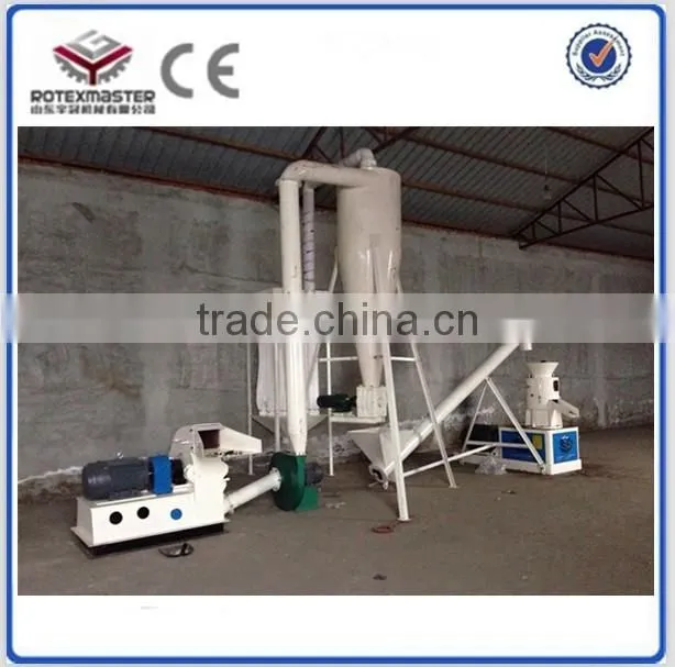 high quality alfalfa cube hay straw pellet production line