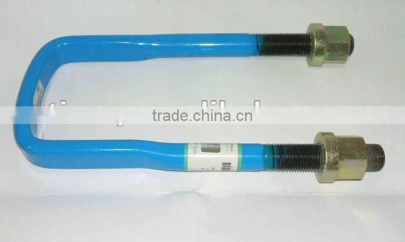 Truck U-bolt with nut