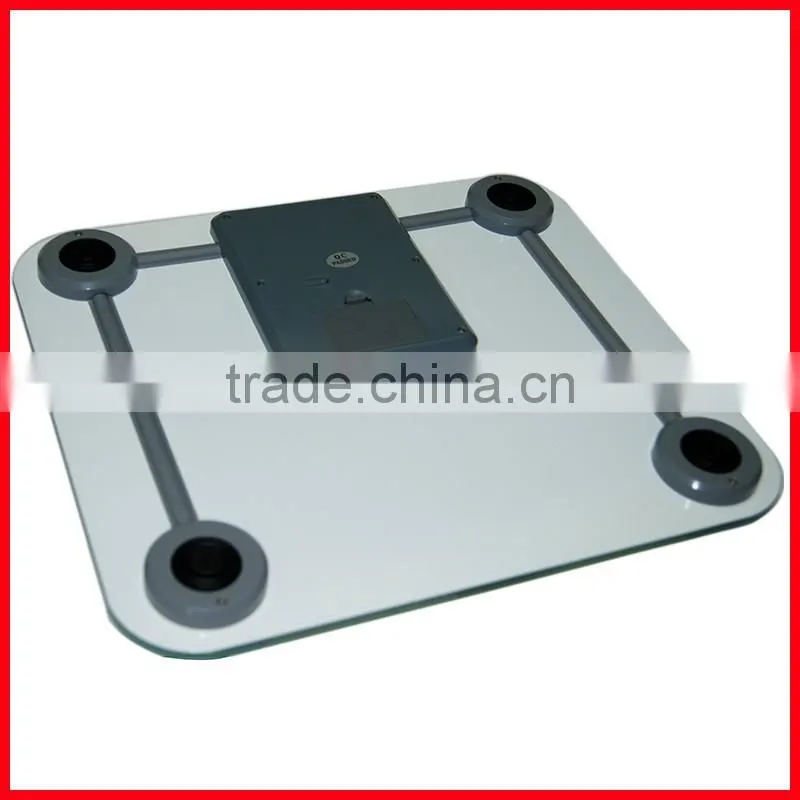 200kg Digital Body Fat Water Bone Calories BMI Analyser Glass Bathroom Scales