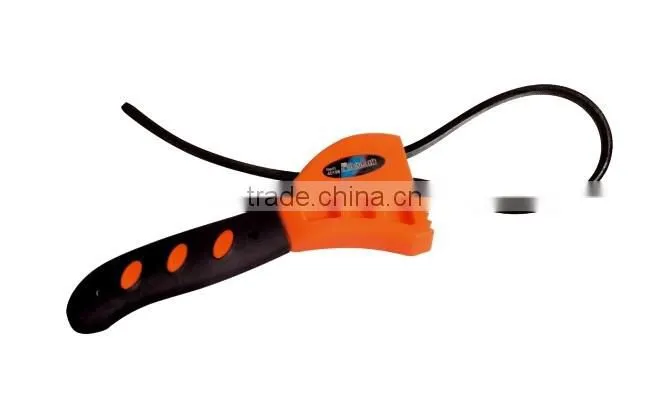 hot sale products different types of spanner hand plastic adjustable strap spanner wrench with plastic handle