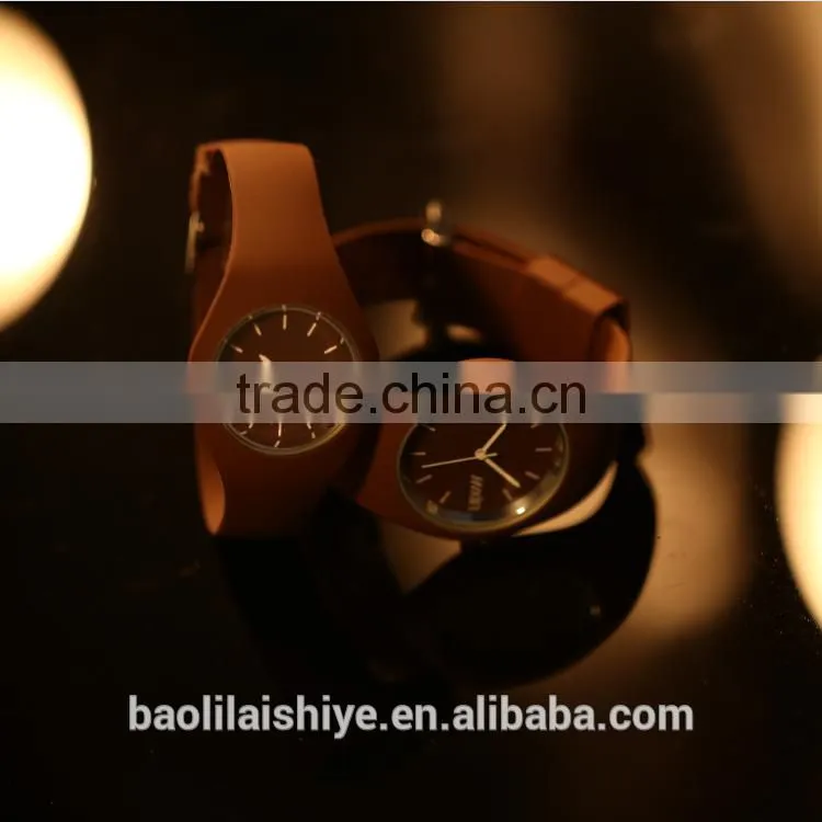 fashion silicone rubber wristwatch jelly silicone wristwatch unisex wristwatch