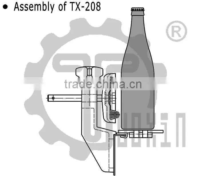 TX-208 A Guide-Rail Double Clamp