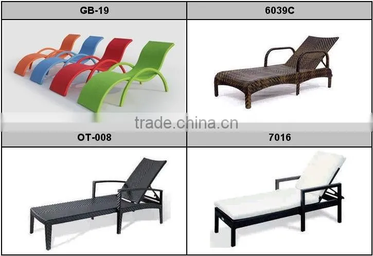 Fashion reclining chair outdoor sunbed CF776L