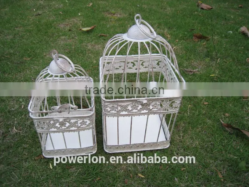 Europe and America Classic style S/2 Bird Cage for Wedding Antique white color