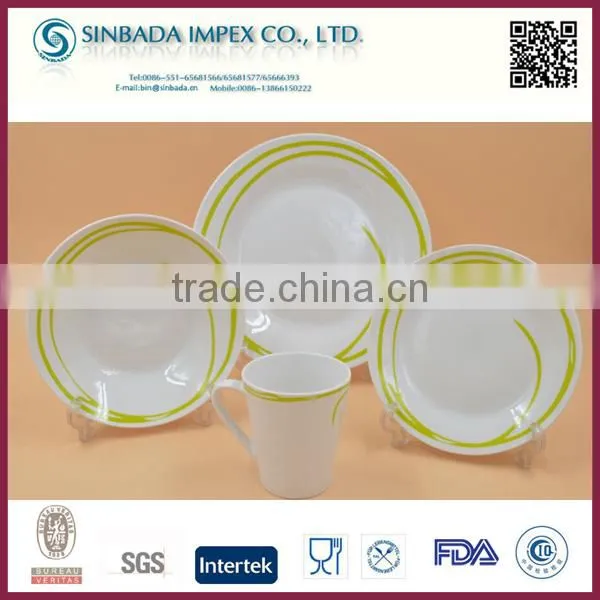 Machine-Making DS01611A 16pcs Low Prices Ceramic Dinner Plate Sets