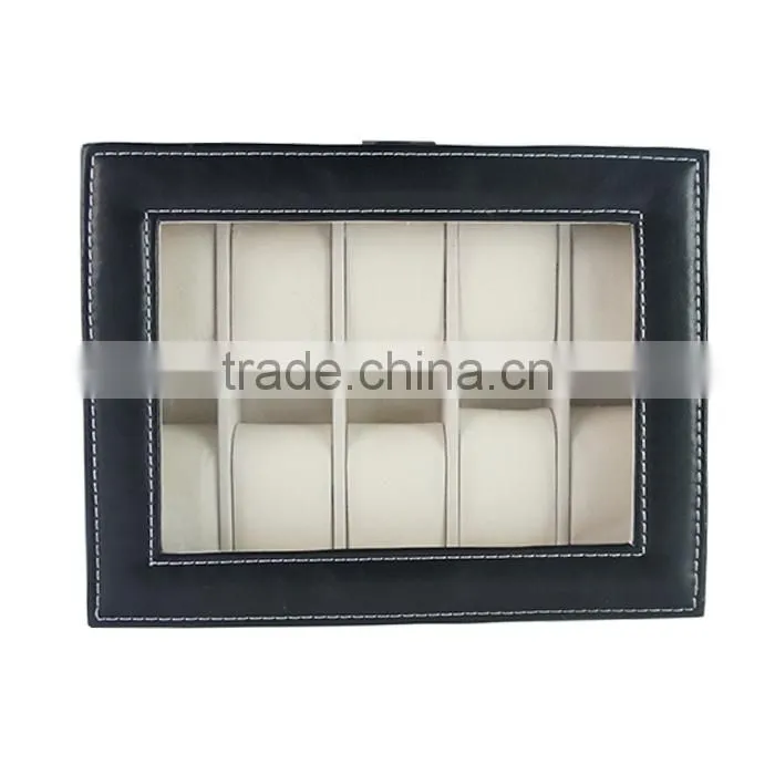 10 Grid Watches Display Storage Box Case Jewelry Fashion