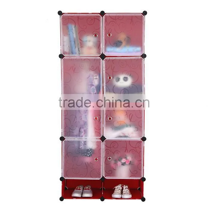 Eight Lattice Grid Wardrobe With Shoe Storage Cabinets DIY Variety Bedroom Wardrobe Lockers