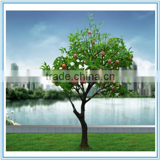 Artificial peach tree with lights