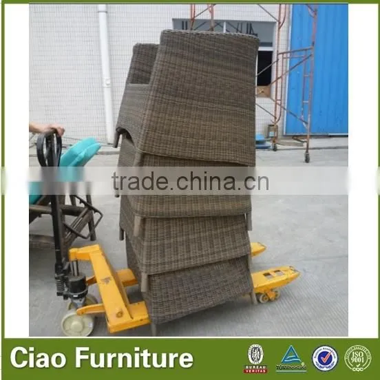 Foshan patio furniture rattan coffee set 2015