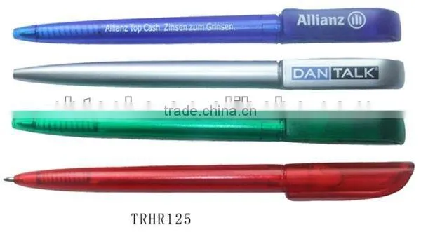New design plastic slim ballpoint pen
