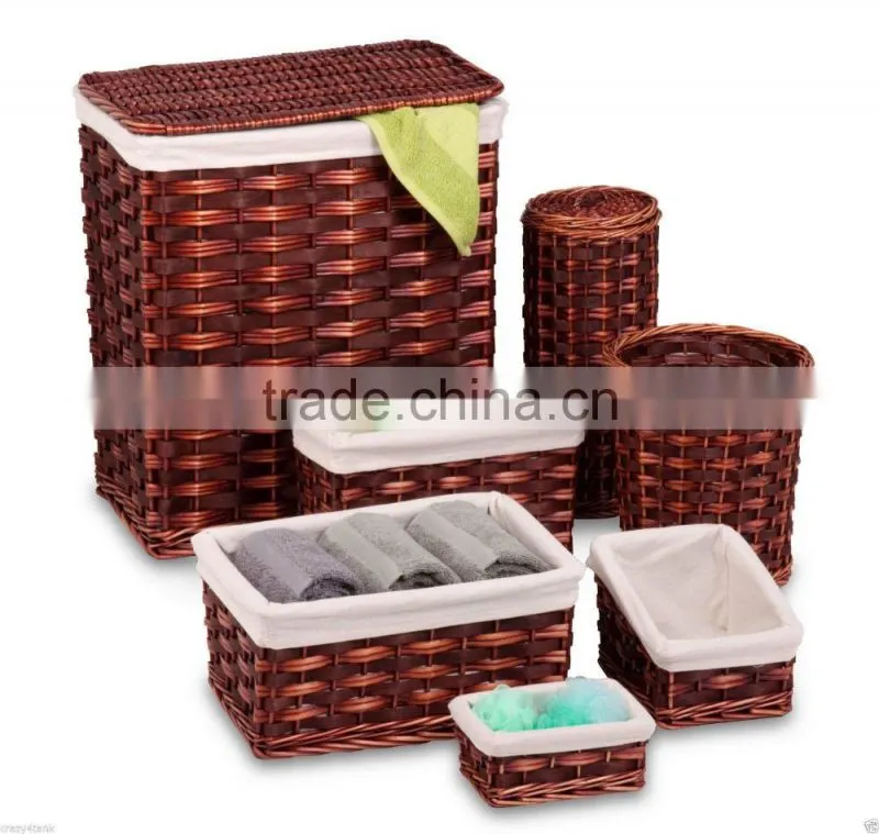 2016 canton fair wicker bathroom furniture