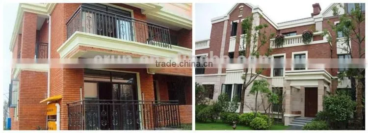 China building material house multicolor standard size of wall brick