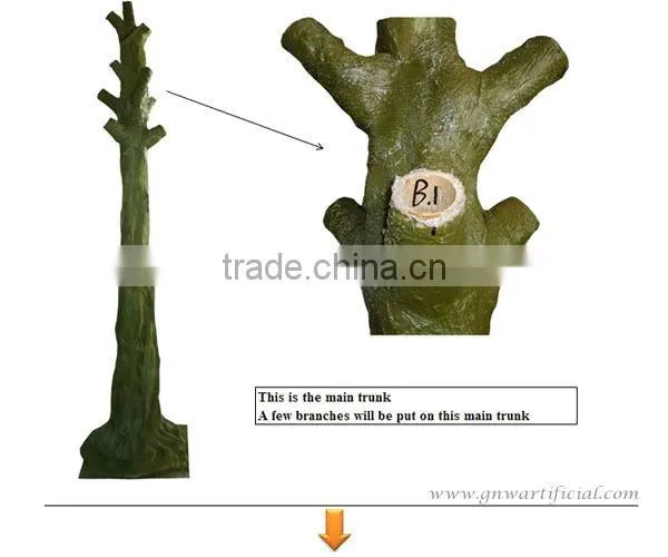 GNW BTR026 Artificial Big Tree banyan tree 15ft high for Hotel Garden decoration tree