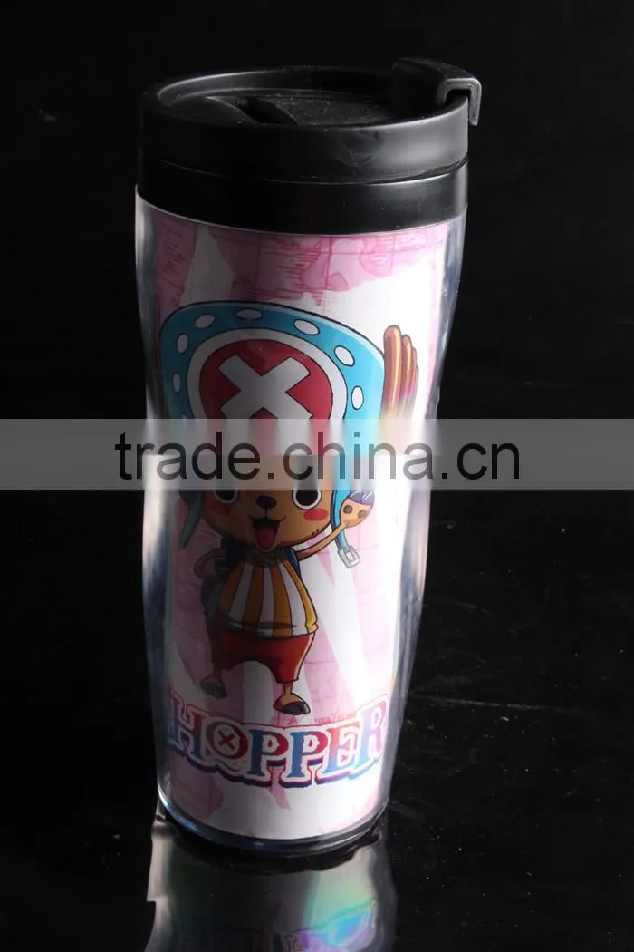 350ml double Wall Plastic Insulated Travel Mug