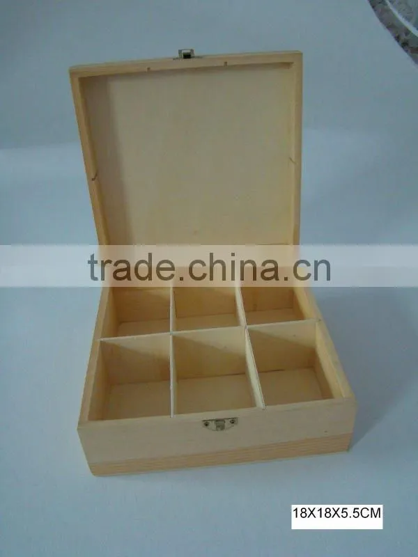 new design wooden tea box