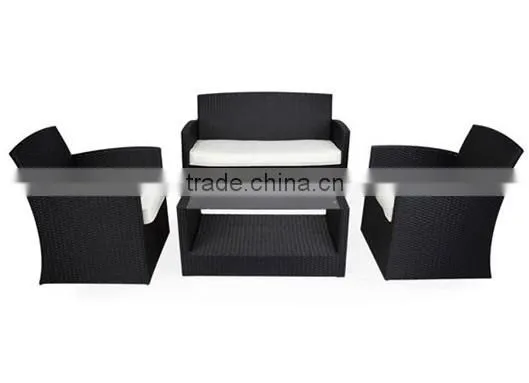 KD 4pcs outdoor garden patio rattan furniture china supplier