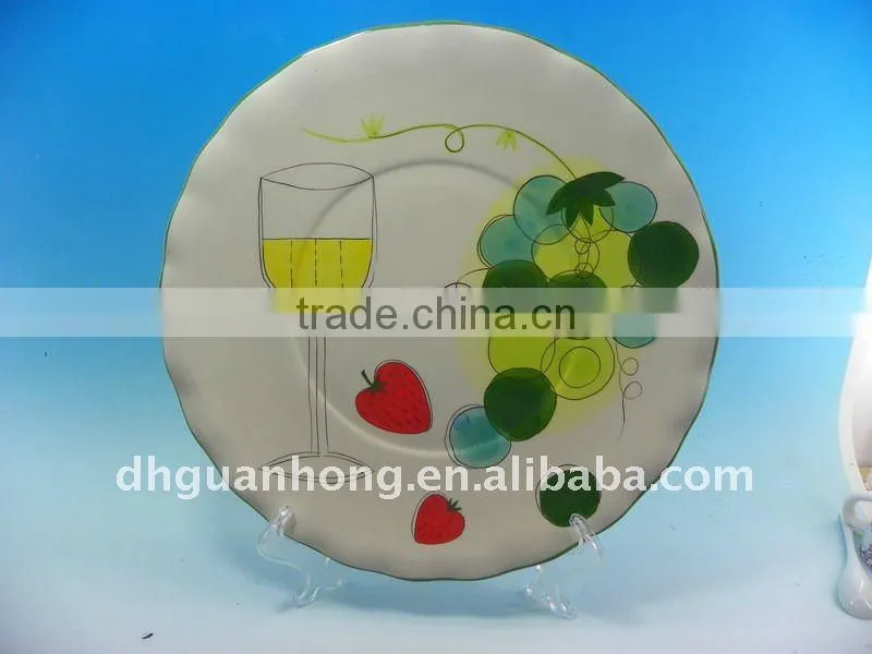 2011Colorful Fruit Ceramic Plate