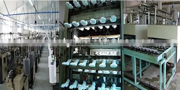 18G Ultra Light Thin Blue PU Palm Coated Warehouse Cashier Work Gloves