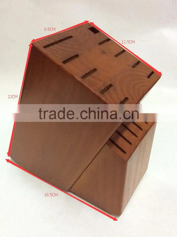 16 slots wooden knife block, knife holder,kinfe stander