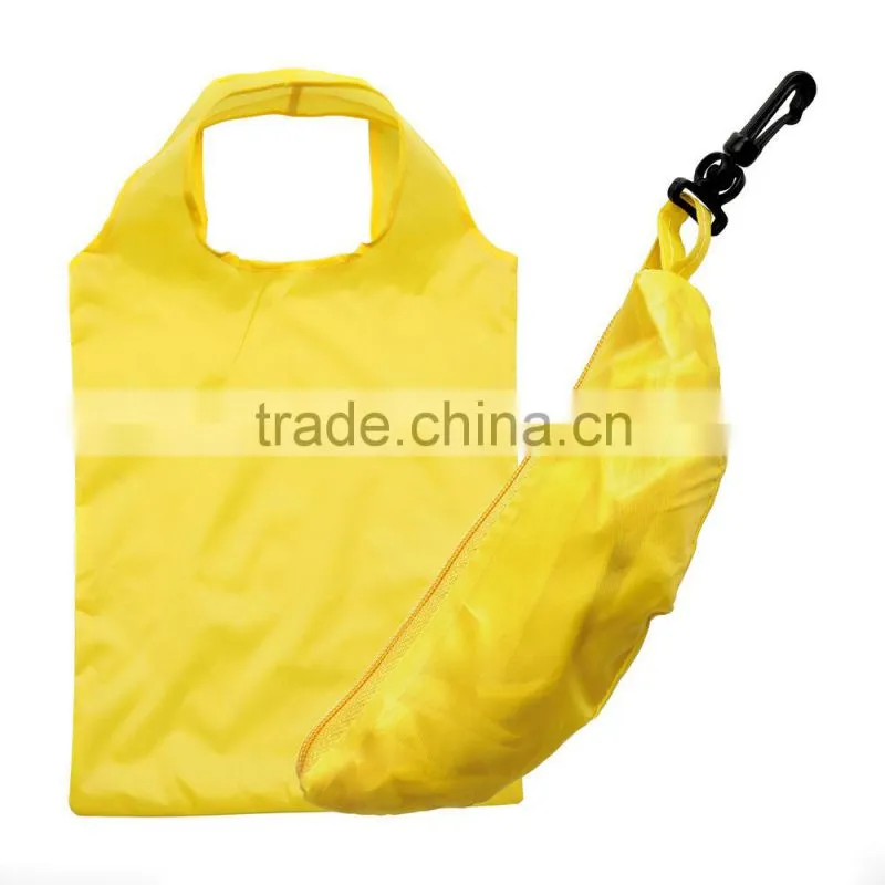 Promotional Reusable polyester foldable beach bag wholesale nylon foldable shopping bag