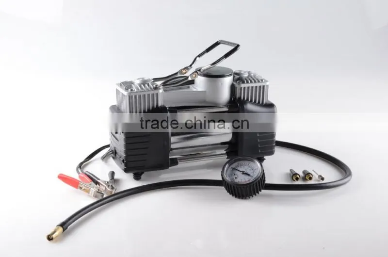 S80308 12V DC 150PSI Heavy Duty Air Compressor, Double Cylinder Air Compressor Pump